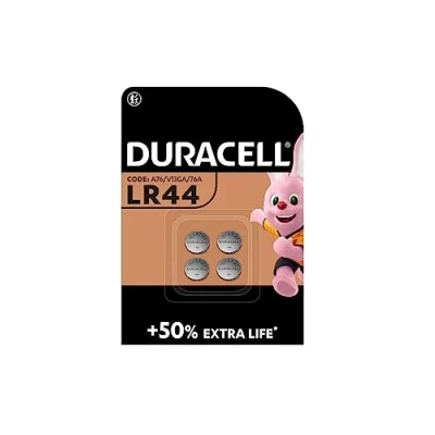Abbildung von 4 x Duracell LR44 (1 Blister mit Batterien) Batterien (A76/V13GA/76A)