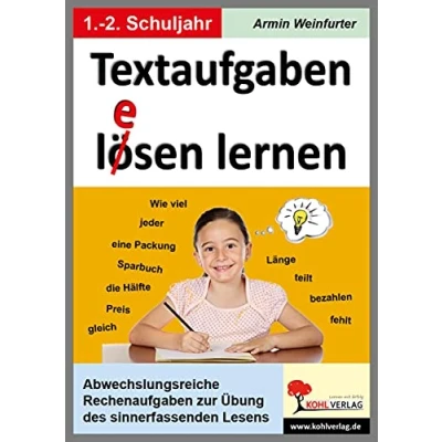 Abbildung von Textaufgaben l(e)ösen lernen im 1. 2. Schuljahr: Rechenaufgaben zur Übung des sinnerfassenden Lesens