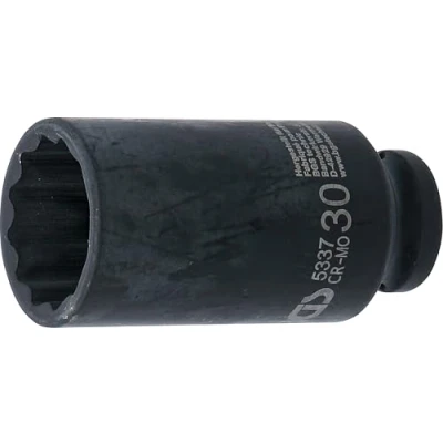 Abbildung von BGS 5337 Kraft Steckschlüssel Einsatz Zwölfkant, tief Antrieb Innenvierkant 12,5 mm (1/2&quot;) SW 30