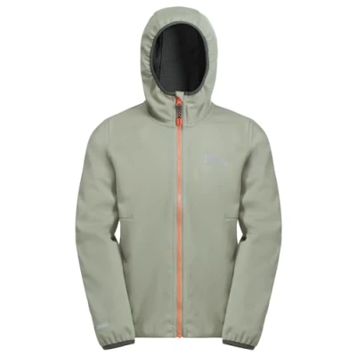 Abbildung von Jack Wolfskin Feldberg Regenjacke / wasserabweisende Jacke für Kinder, Größe: 128, Mint leaf