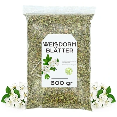 Abbildung von Weidenröschen tee 600gr Weissdorn Weißdorn Weißdornblätter Getrocknet Lose (600 gr)