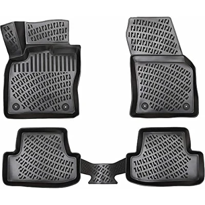 Abbildung von Design 3D Gummimatten Set für Chevrolet TRAX ab 2013 Fußmatten mit extra hohem 5cm Rand