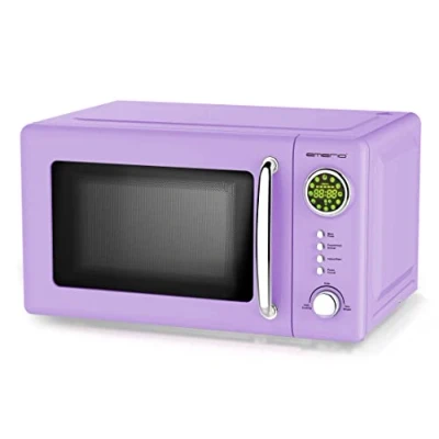 Abbildung von Emerio Mikrowelle Retro Design MW 112141.4 lila/purple/violett, Strom