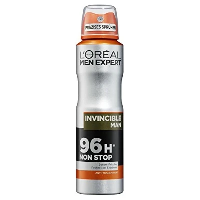 Abbildung von L&#039;Oréal Men Expert Deo Spray, Invincible Man 96H Schutz Sport für Männer kontrolliert Trockenheit und Körpergeruch (6 x 150 ml)