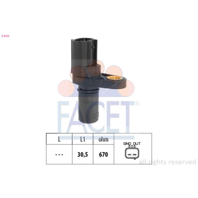 Abbildung von FACET 9.0635 Sensor, Drehzahl