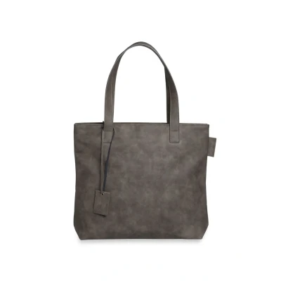 Abbildung von KNIT FACTORY Sofia Handtasche Stylische Damen Tasche Mit Reißverschluss Verschließbare Innentasche 37x30 cm Hochwertige Qualität Khaki