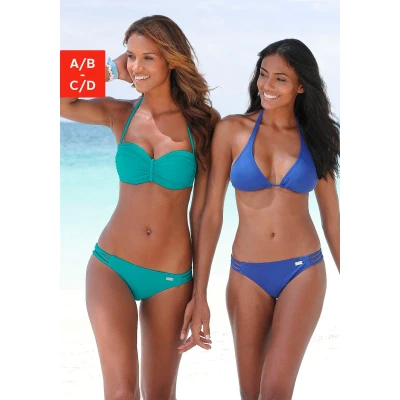 Abbildung von Buffalo Triangle France Bikinitop, Damen, Größe: 32xA/B, Blue