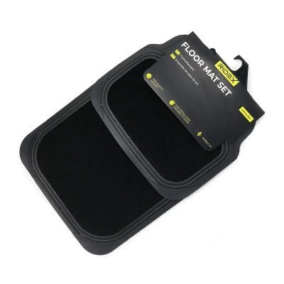 Abbildung von RIDEX 215A1438 Fußmattensatz PVC vorne und hinten 4 schwarz Universelle passform 71*47,5, 40,5*47,5