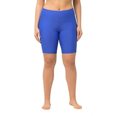 Abbildung von Ulla Popken Badeshorts, Damen, Größe: 54/56, Steel blue