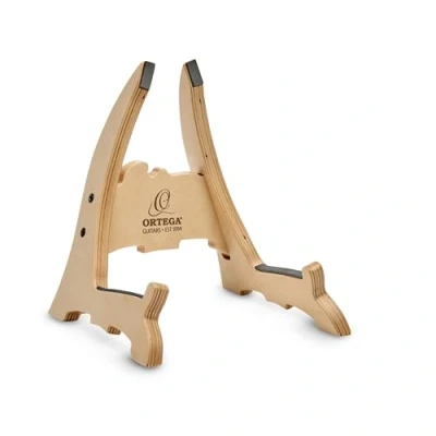 Abbildung von Ortega Guitars OWUS 2 Birkenschichtholz Ukuleleständer, natur lackiert