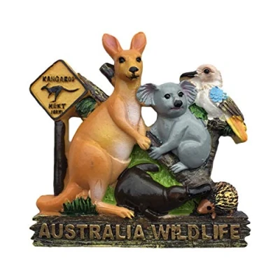 Abbildung von Australien Wildlife 3D Kühlschrankmagnet Reiseaufkleber Souvenirs, Heim und Küchendekoration aus China
