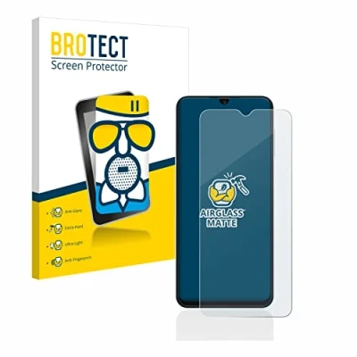 Abbildung von BROTECT Entspiegelungs Schutzglas für Samsung Galaxy A13 Schutz Folie Panzerfolie Glas Matt [Extrem Kratzfest 9H, Anti Reflex, Fingerprint]