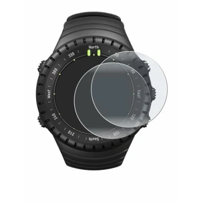 Abbildung von BROTECT Full Cover Schutzfolie Matt für Suunto Core All Black (2 Stück) Screen Displayschutz Folie, 3D Curved, Anti Reflex