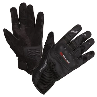 Abbildung von Modeka Motorrad Handschuhe Sonora Sommer, schwarz/rot, K10
