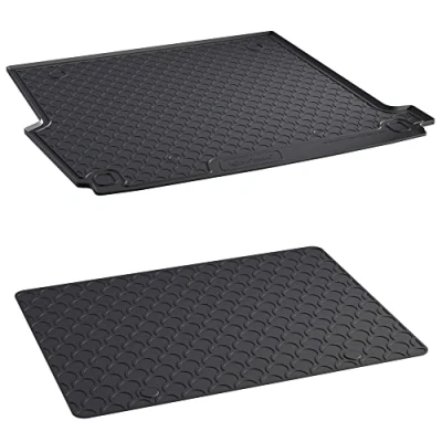 Abbildung von AROBA GL1704DB Set Design Kofferraumwanne &amp; Zusatzmatte Doggy Mat kompatibel mit Mercedes Benz E Klasse T Modell Kombi S213 ab BJ. 09.2016&gt; passgenau