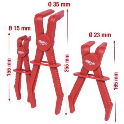 Abbildung von KS TOOLS 115.5055 Schlauchklemmenzange gewinkelt