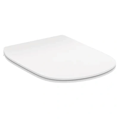 Abbildung von Ideal Standard T352701 Copriwater originale Slim dedicato serie Tesi New, chiusura rallentata, bianco WC Sitz