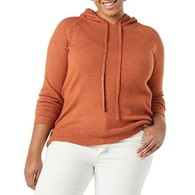 Abbildung von Amazon Essentials Damen Soft Touch Kapuzenpullover, Karamell, L