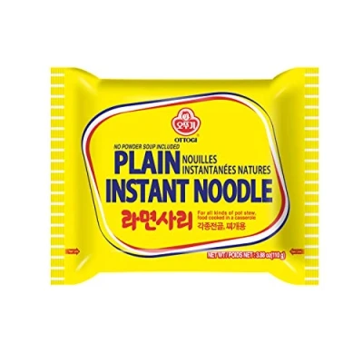 Abbildung von OTTOGI Einfache Instant Nudel, für alle Arten von Eintopf, in einer Kasserolle gekochte Lebensmittel, Hot Pot, Shabu und Eintöpfe (110 g) 48 Stück