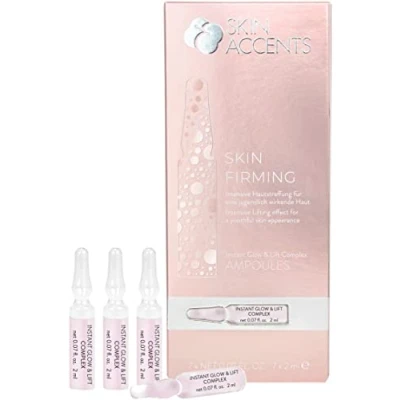 Abbildung von inspira: cosmetics Skin Accents Firming Instant Glow &amp; Lift Complex Ampullen Intesive Hautstraffung für eine jugendlich wirkende Haut 14 ml