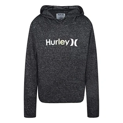 Abbildung von Hurley Mädchen One and Only Kapuzenpullover, schwarz (Black Heather), 8 años