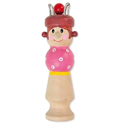 Abbildung von Frida&#039;s Wollhaus Rico Design Strickliesel Holz Wolle Basteln Kinder Geschenk Handarbeit 6 Motive (Sylvie)