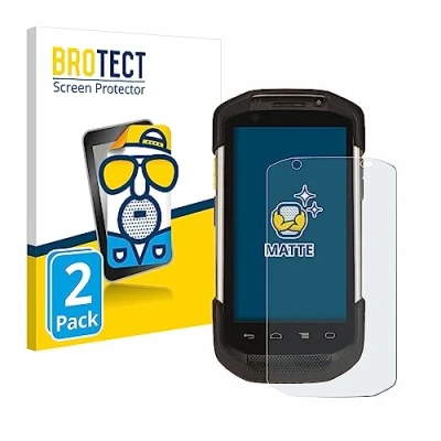 Abbildung von BROTECT Entspiegelungs Schutzfolie für Zebra TC77/ TC75/ TC75x/ TC72/ TC70 (2 Stück) Matte Displayschutz Folie, Anti Reflex, Fingerprint