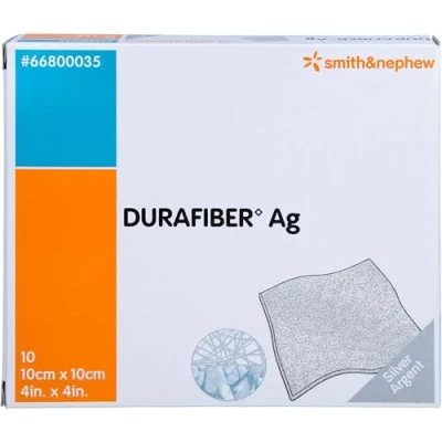 Abbildung von Durafiber Ag 10x10 cm Verband 10 St