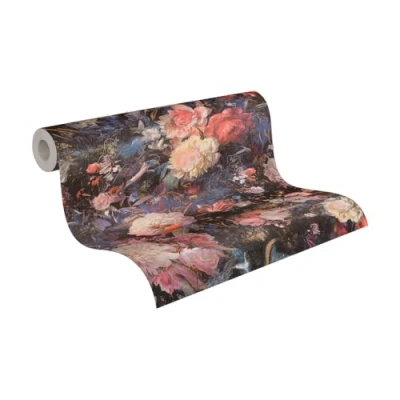 Abbildung von A.S. Création Vliestapete &quot;THE BOS Blumentapete Floral&quot;, leicht glänzend gemustert abstrakt, Blumenwand Tapeten Wohnzimmer Schlafzimmer Küche modern Design Optik