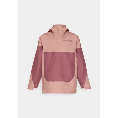 Abbildung von Adidas Terrex Anorak Windbreaker, Damen, Größe: Small, Warm clay
