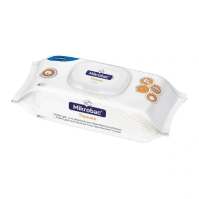 Abbildung von IVF Hartmann Mikrobac Tücher Desinfektionsmittelwischen, 80 stück (1er Pack)