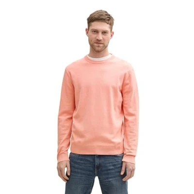 Abbildung von TOM Tailor Strickpullover, Herren, Größe: XXL, Hazy coral rose melange