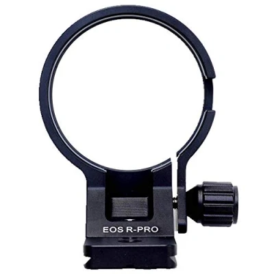 Abbildung von Stativschelle Stativring Objektiv Montage Stativ Stützring für Canon EF EOS R 2971C002 Adapterring Konverters montieren, Halterungsring Halterung ist Arca Swiss Fit Kameraplatte Schnellwechselplatte