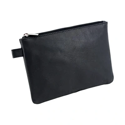 Abbildung von Alassio® Aufbewahrungstasche Alassio Bank /Utensilientasche 42233 Leder schwarz
