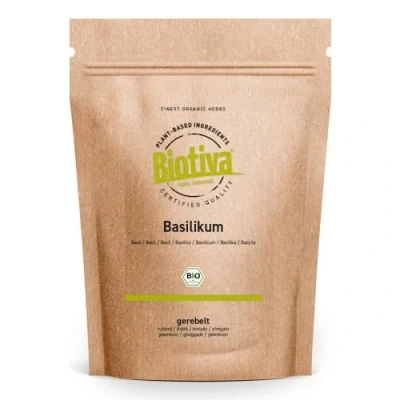 Abbildung von Biotiva Basilikum gerebelt Bio 100 g
