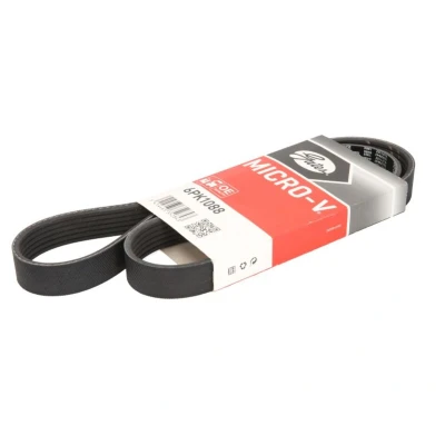 Abbildung von GATES 6PK1088 Keilrippenriemen 1088 6 Polyester, EPDM (Ethylen Propylen Dien Kautschuk) RoadMax Value Line VOLKSWAGEN: Polo IV Schrägheck, GOLF
