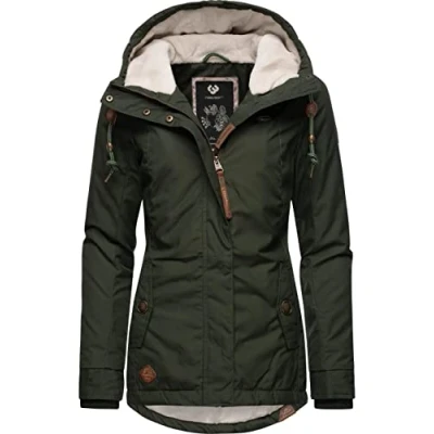 Abbildung von Ragwear Monade Winterjacke, Damen, Größe: XS, Dark olive