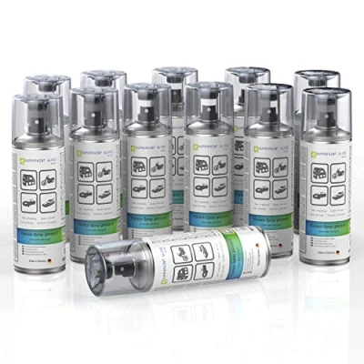 Abbildung von AUPROTEC Lackspray AUPROPAINT GLOSS Klarlack glänzend Sprühlack Glanzlack Auto Lack Spray 12x 400ml