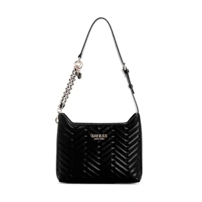 Abbildung von Guess Anning Shoulder BAG Handtasche, Damen, Größe: One Size, Black