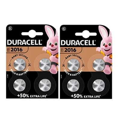 Abbildung von 8 x Duracell 2016 Lithium (2 Blister à 4 Batterien) Batterien