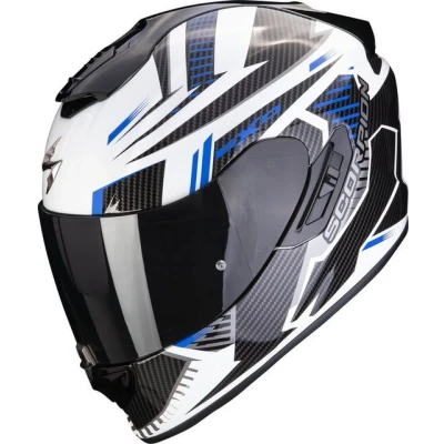 Abbildung von Scorpion Exo Motorradhelm 1400 Evo Air Shell schwarz rot matt M, Sport Touren Helm aufpumpbare Wangenpolster Pinlock Sonnenblende
