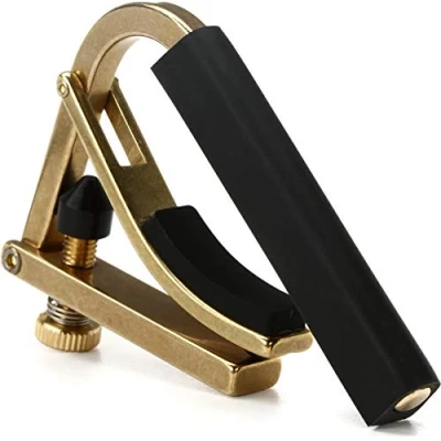 Abbildung von SHUBB C2B Original, Kapodaster für Gitarre mit Nylonsaiten, Bronze