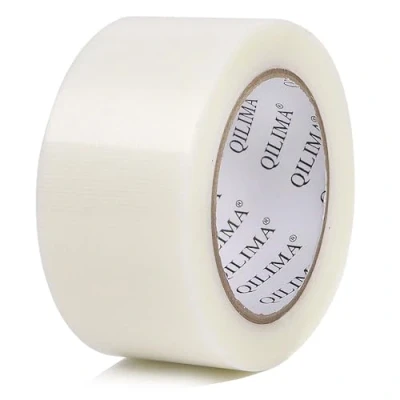Abbildung von QILIMA Panzertape extra stark, 25.1 m x 50 mm Wasserdichtes Reparaturband für innen &amp; außen gewebeverstärktes Reparaturband, 1 Rollen (Transparent)