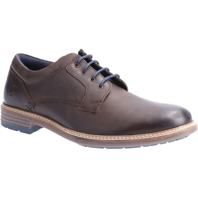 Abbildung von Hush Puppies Julian Leder Herren Braun Schnürschuhe