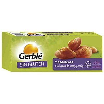 Abbildung von Gerblé Sin Gluten Magdalenas a la harina de arroz y maíz 6 x 30 g