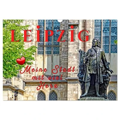 Abbildung von Leipzig meine Stadt mit viel Herz (Wandkalender 2025 DIN A3 quer), CALVENDO Monatskalender