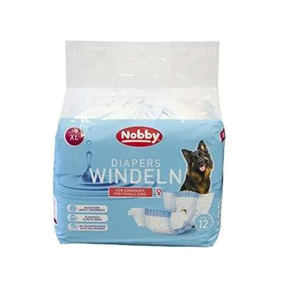 Abbildung von Nobby Hundewindel Windeln für Hündinnen Gr. XL 12 Stück