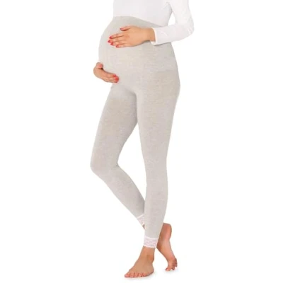 Abbildung von Be Mammy Damen 7/8 Umstandsleggings BE20 262(Melange,L)