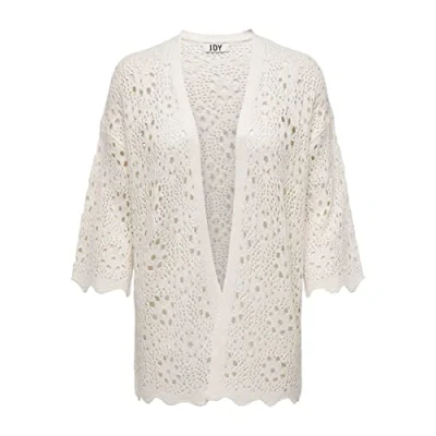 Abbildung von JDY Kimono Strickjacke, Damen, Größe: Small, Cloud dancer