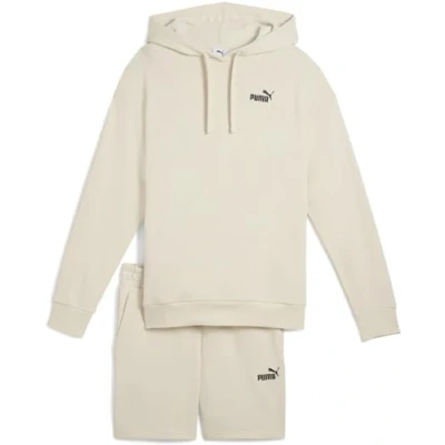 Abbildung von PUMA Damen Short Hooded Relaxed Sweat Suit 7&quot; TR op Gestrickte Anzüge, Alpine Snow,